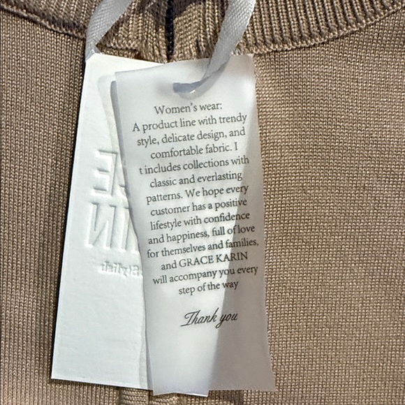 Grace Karin Women's Long Sleeve Zip Up  Sweater - Small - Picture 5 of 10